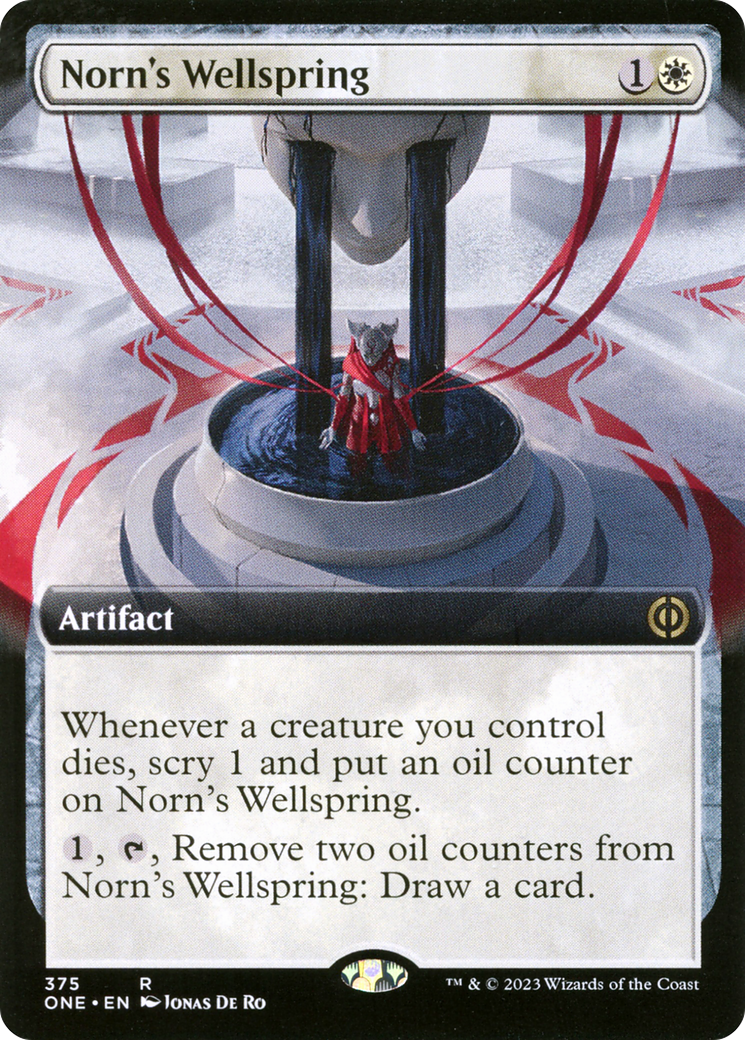 Norn's Wellspring (Extended Art) (ONE-375) - Phyrexia: All Will Be One: (Extended Art)