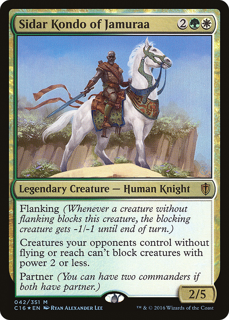 Sidar Kondo de Jamuraa (C16-042) - Commander 2016 Foil