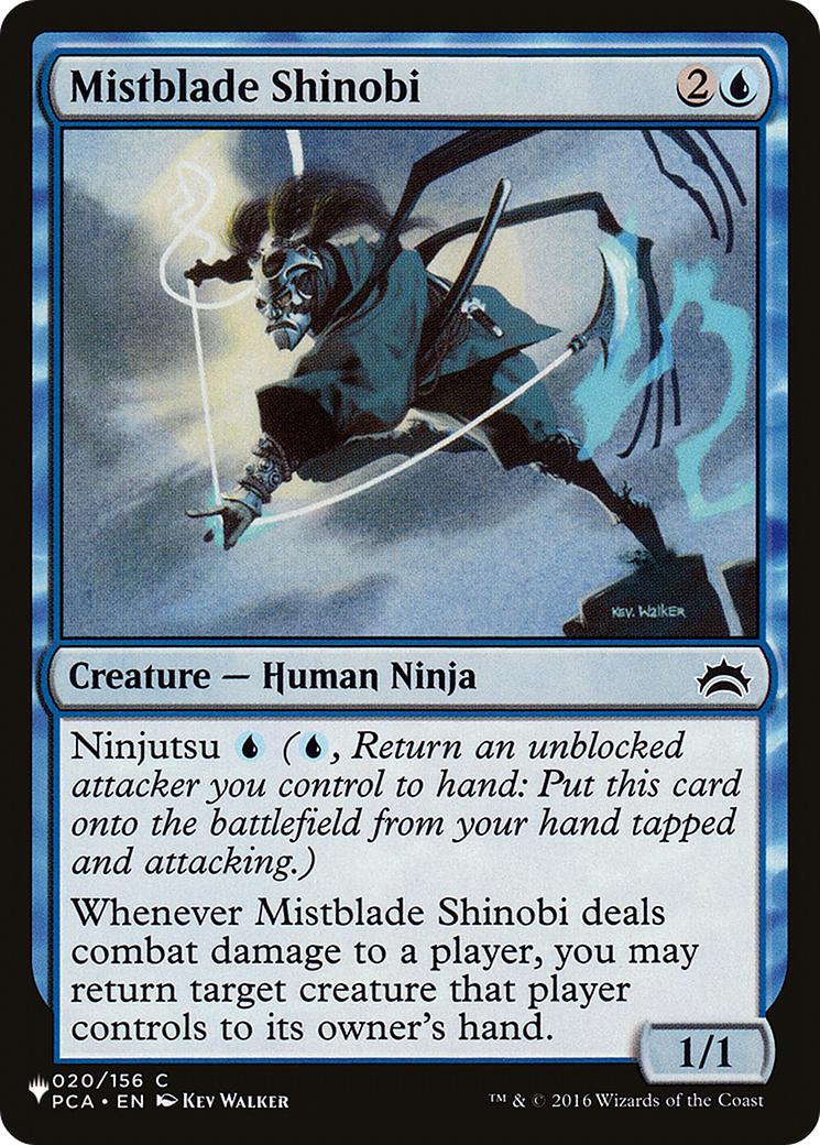 Mistblade Shinobi (LIST-PCA-20) - The List