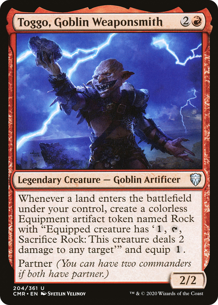 Toggo, forgeron d'armes gobelin (CMR-204) - Commander Legends Foil