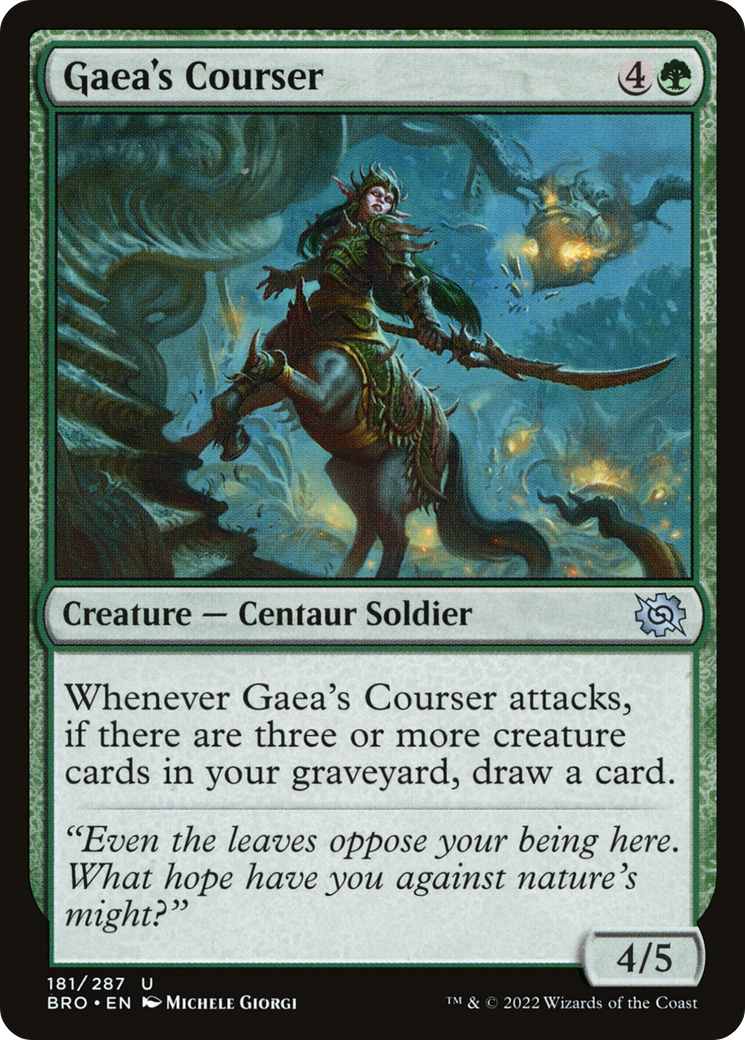Gaea's Courser (BRO-181) - The Brothers' War
