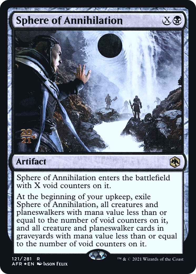 Sphere of Annihilation (PRE-121S) - Adventures in the Forgotten Realms Promos Foil