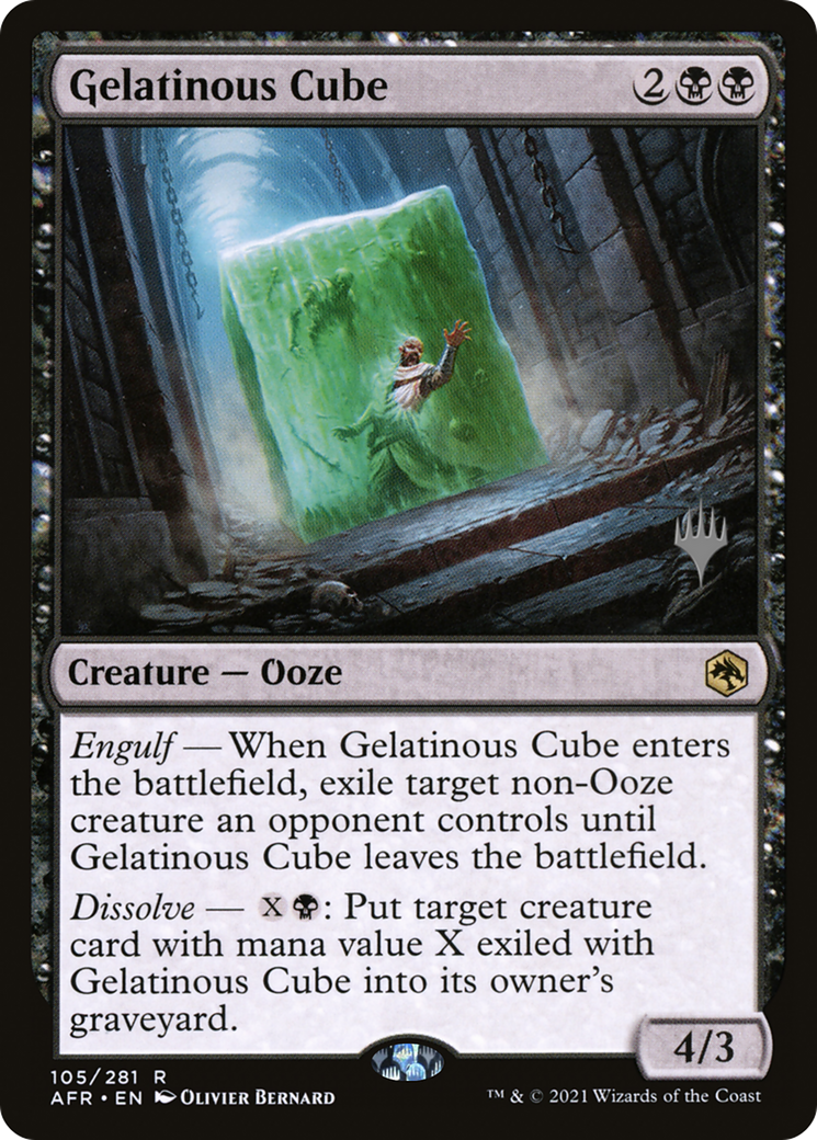 Gelatinous Cube (PPAFR-105P) - Adventures in the Forgotten Realms Promos Foil