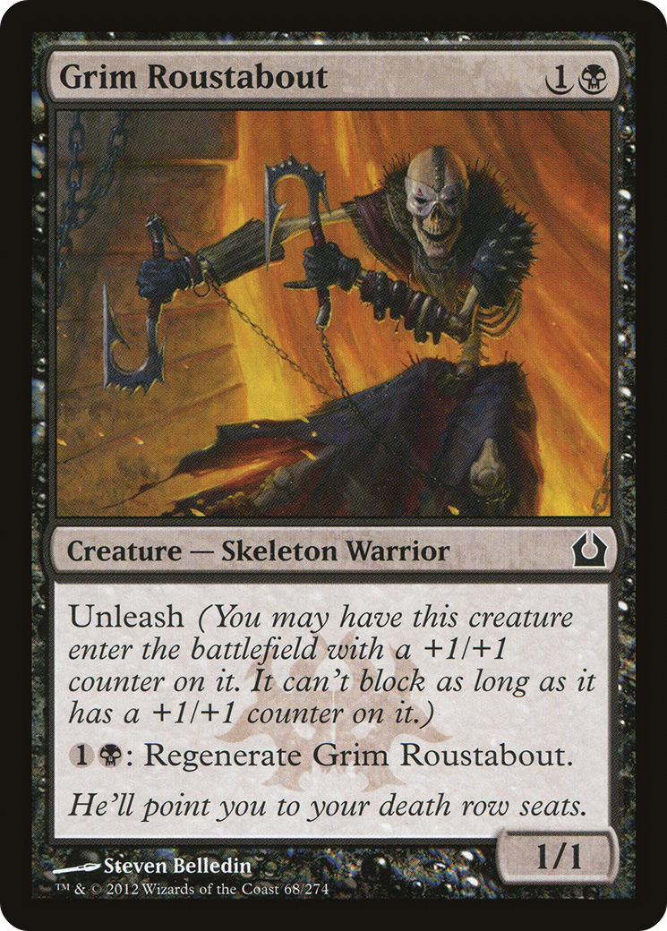 Grim Roustabout (RTR-068) - Return to Ravnica
