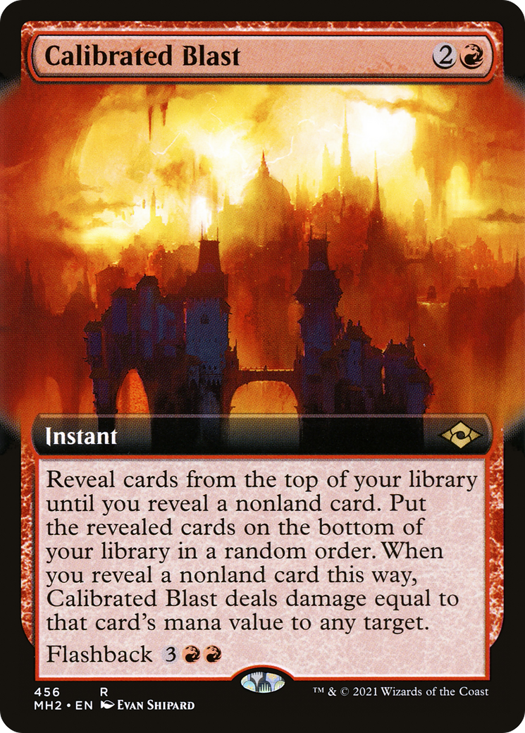 Explosion calibrée (MH2-456) - Modern Horizons 2 : (Extended Art)