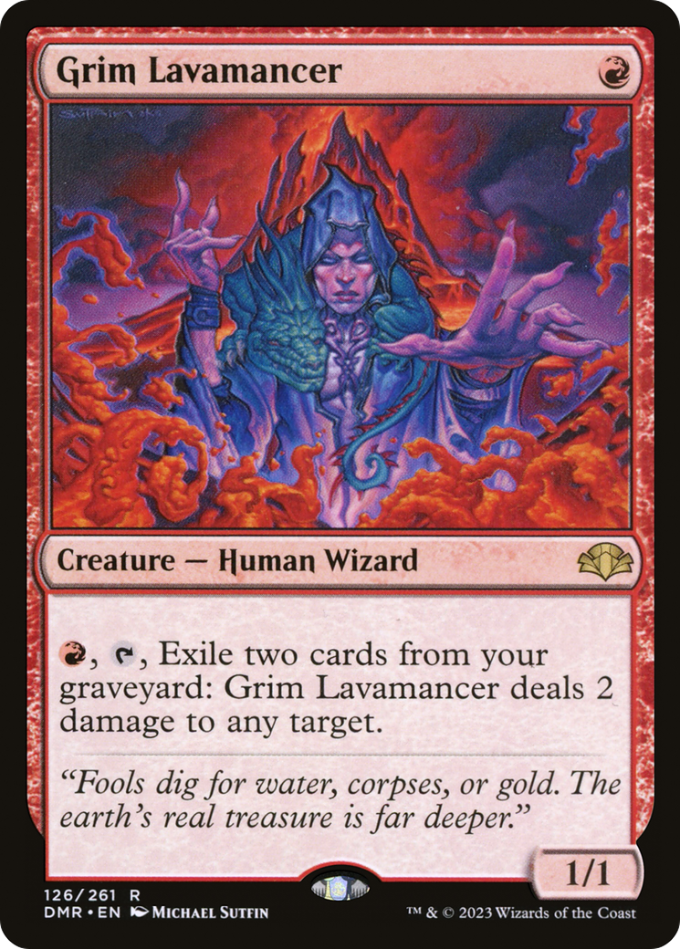 Grim Lavamancer (DMR-126) - Dominaria Remastered Foil