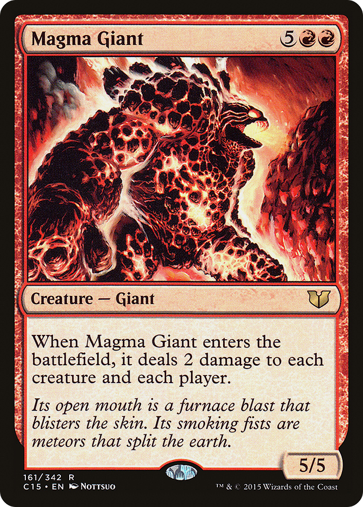 Géant de magma (C15-161) - Commander 2015