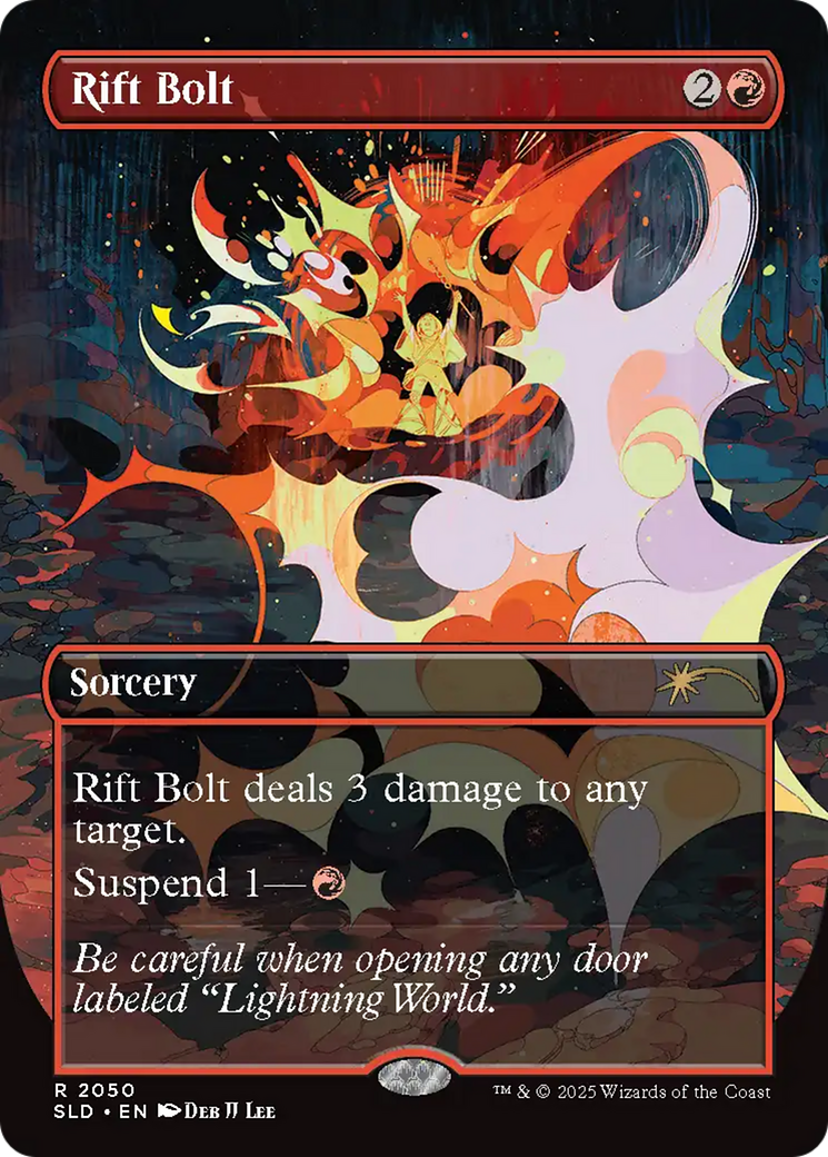 Rift Bolt (SLD-2050) - Secret Lair Drop (Borderless) Foil