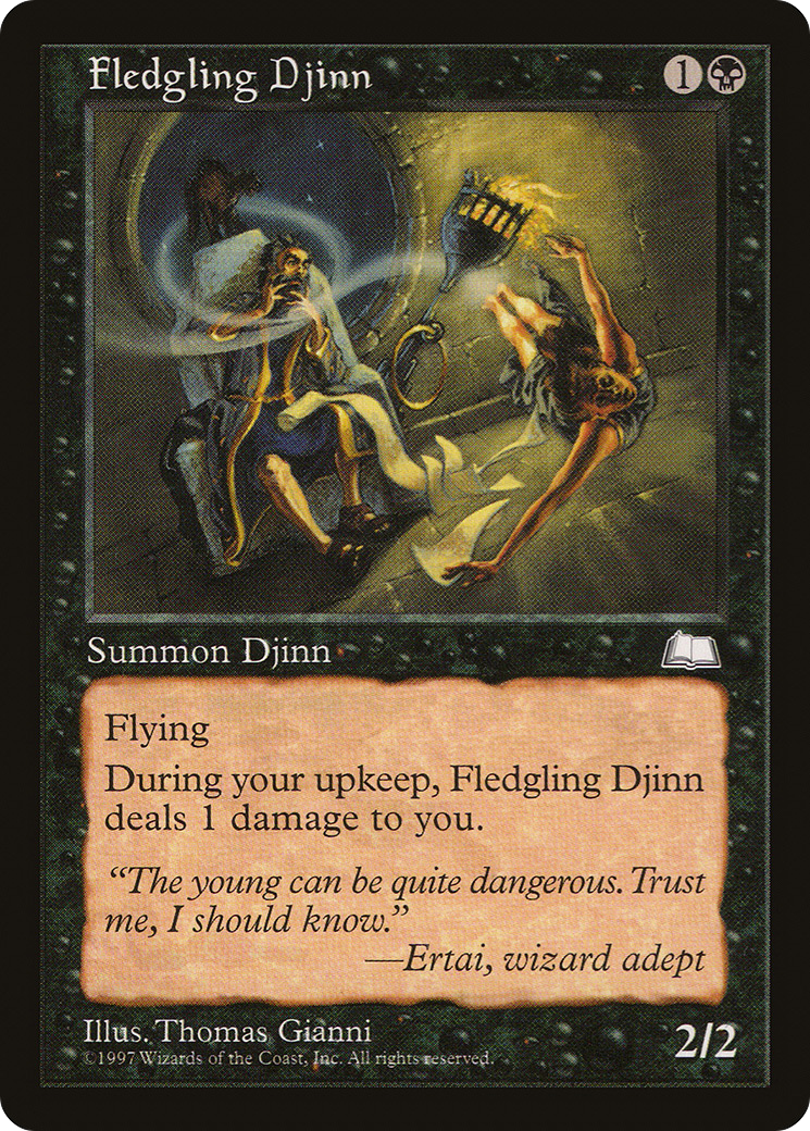Jeune Djinn (WTH-069) - Weatherlight
