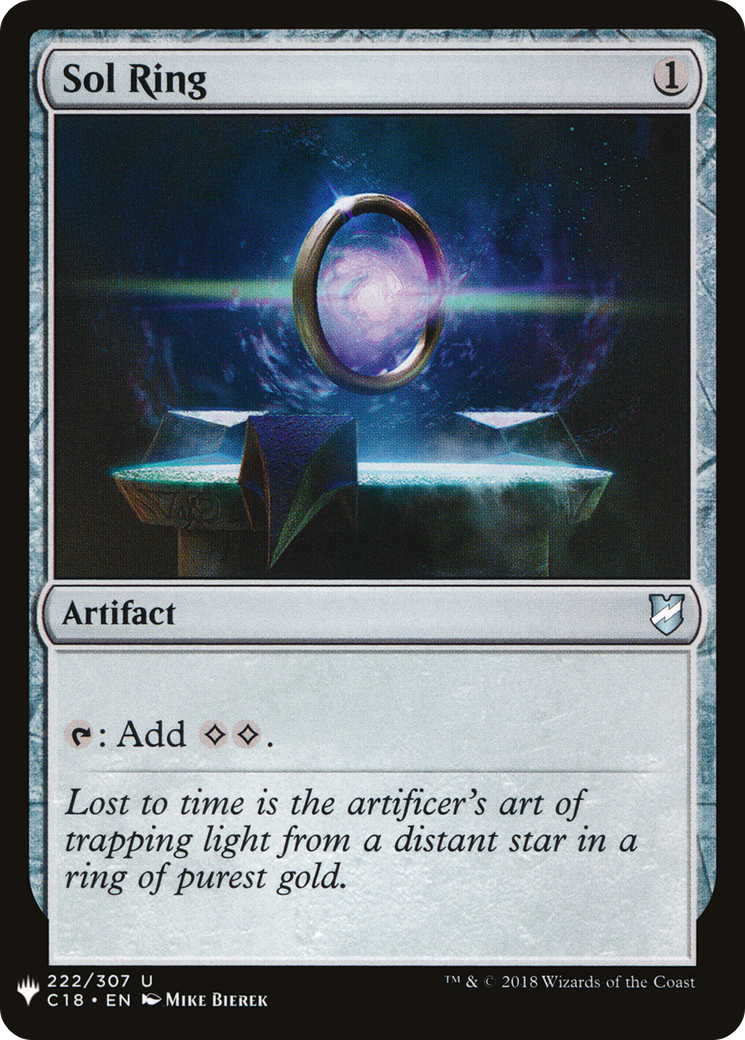 Sol Ring (C18) (LIST-C18-222) - The List