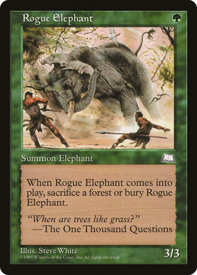 Éléphant voyou (WTH-139) - Weatherlight