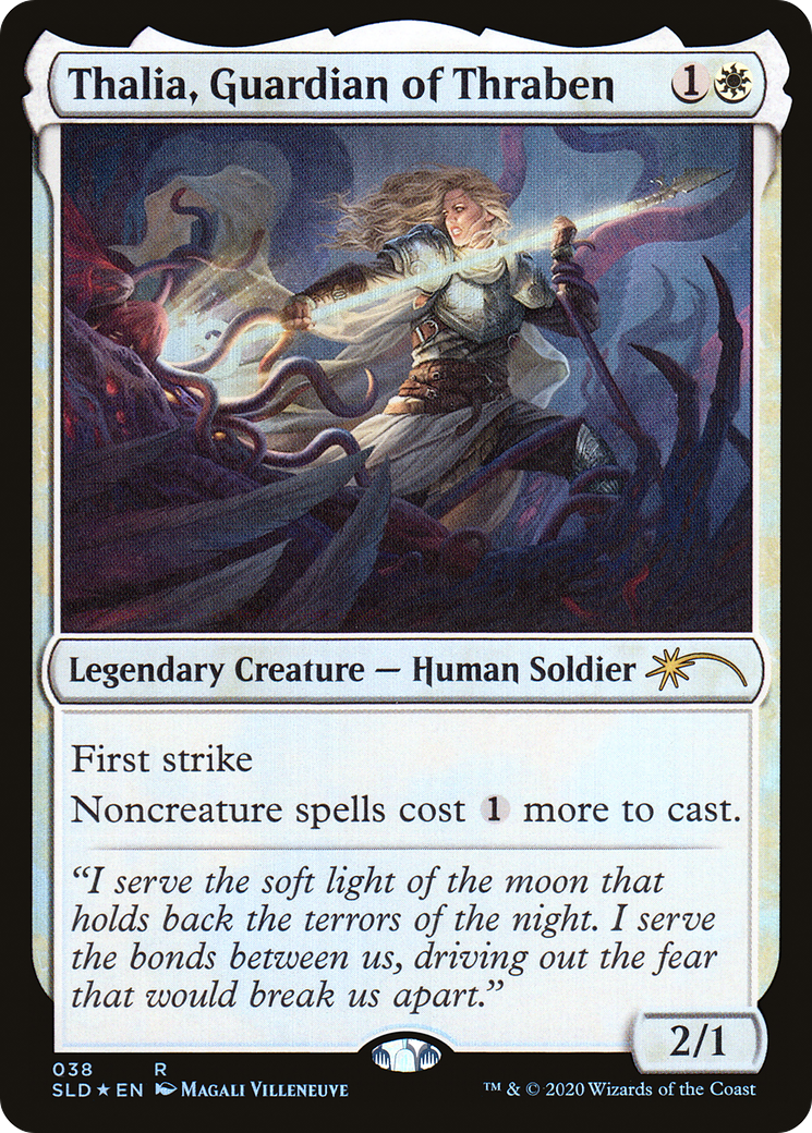 Thalia, Guardian of Thraben (038) (SLD-038) - Secret Lair Drop Foil