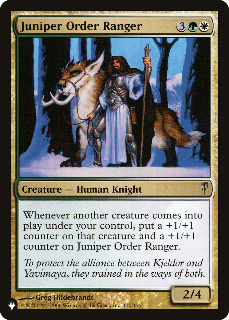 Juniper Order Ranger (LIST-CSP-130) - The List