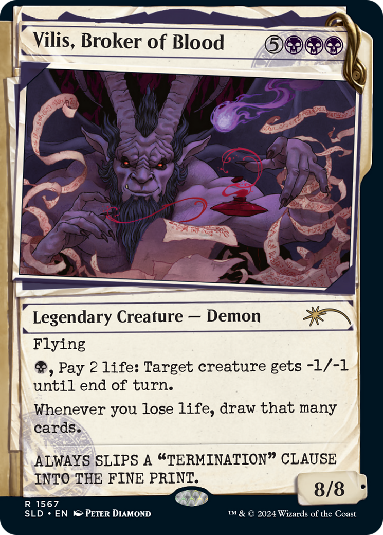 Vilis, Courtier du Sang (SLD-1567) - Butin Secret Lair : (Vitrine)