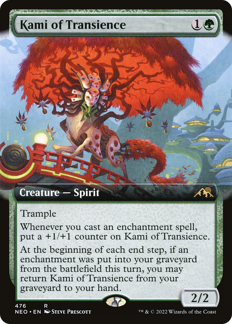Kami of Transience (Extended Art) (NEO-476) - Kamigawa: Neon Dynasty: (Extended Art)