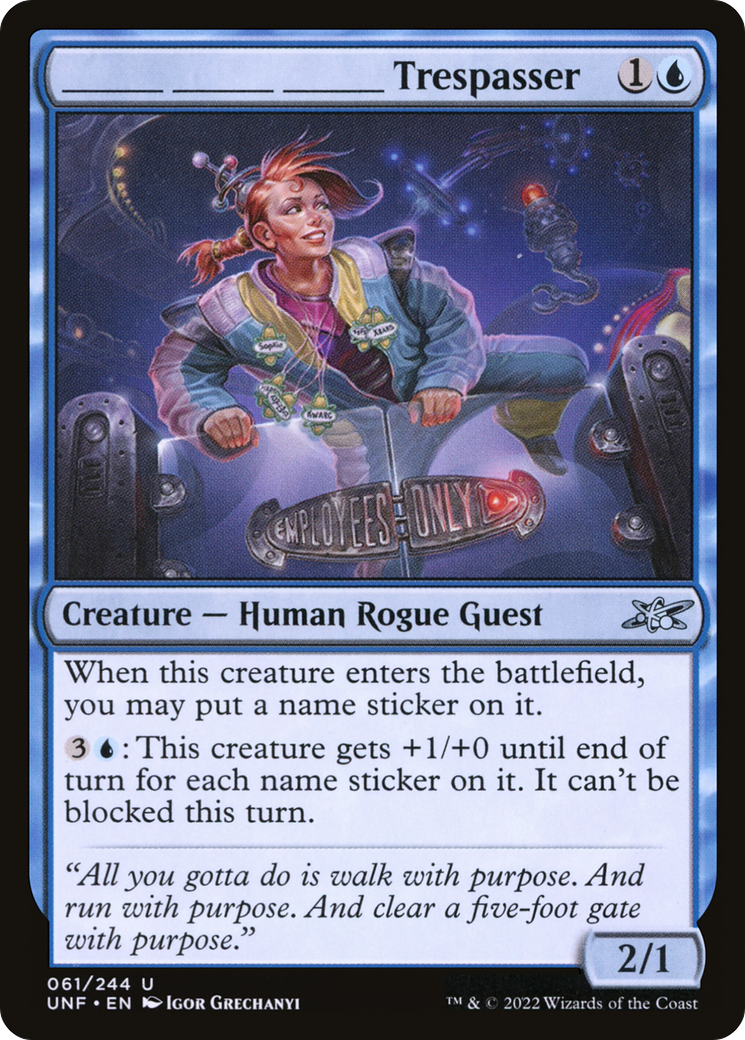 _____ _____ _____ Intrus (UNF-061) - Unfinity Foil