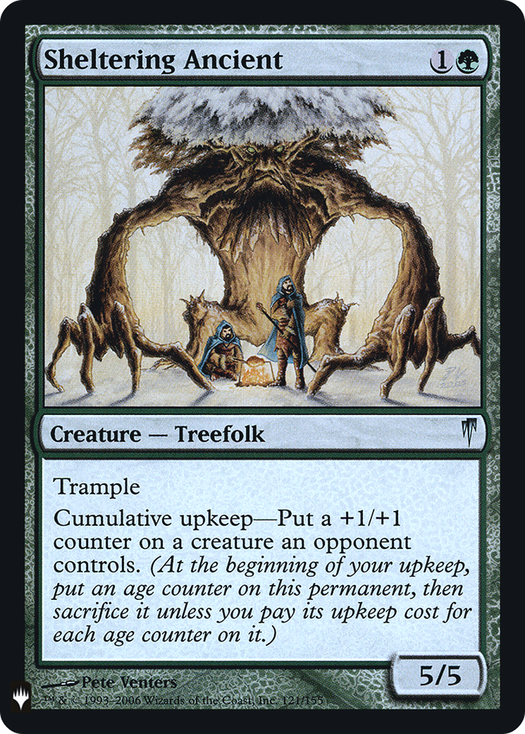 Sheltering Ancient (LIST-CSP-121) - The List Foil