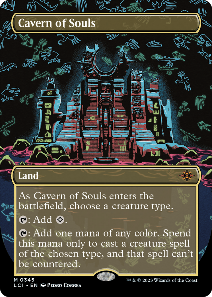 Cavern of Souls (0345) (Borderless) (LCI-345) - The Lost Caverns of Ixalan (Borderless)