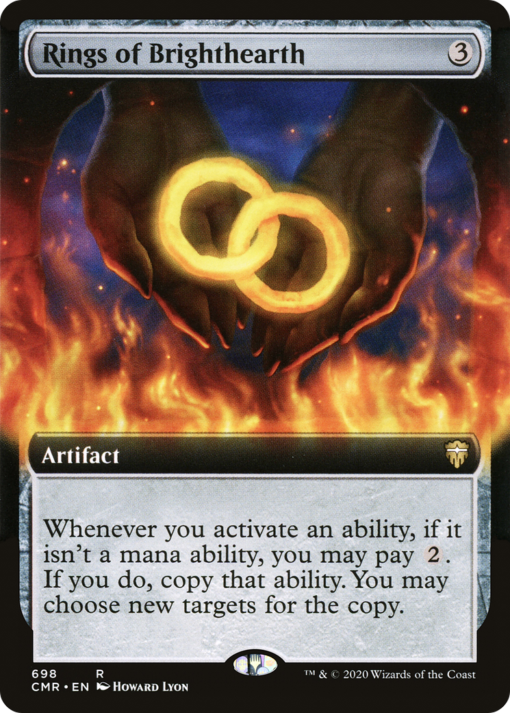 Rings of Brighthearth (Extended Art) (CMR-698) - Commander Legends: (Extended Art) Foil