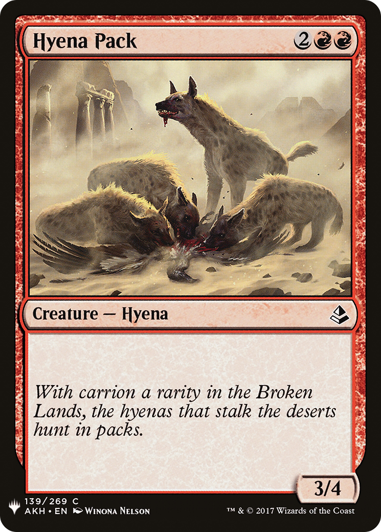 Hyena Pack (LIST-AKH-139) - The List