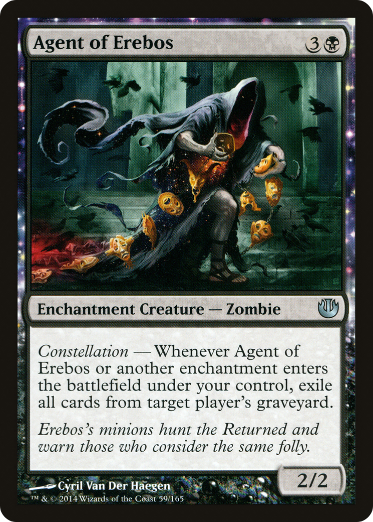 Agent d'Erebos (JOU-059) - Voyage dans Nyx : (enchantement) Foil