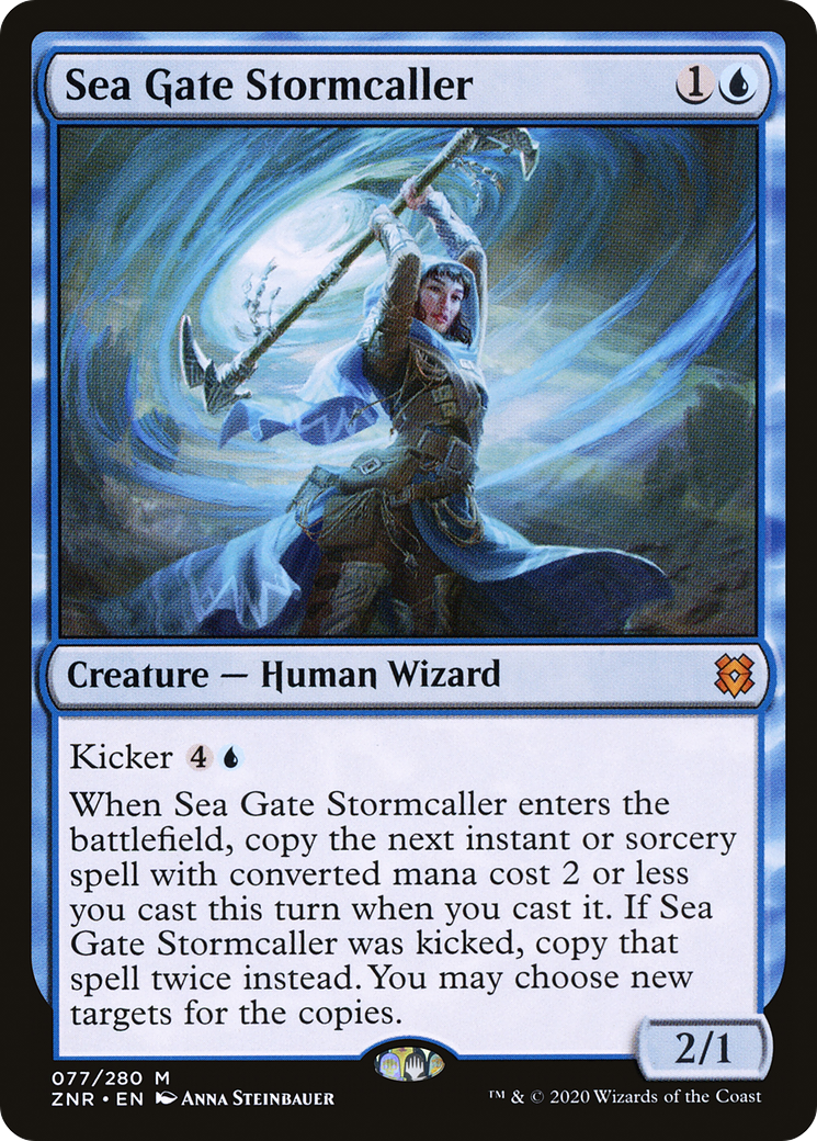 Sea Gate Stormcaller (ZNR-077) - Feuille montante de Zendikar
