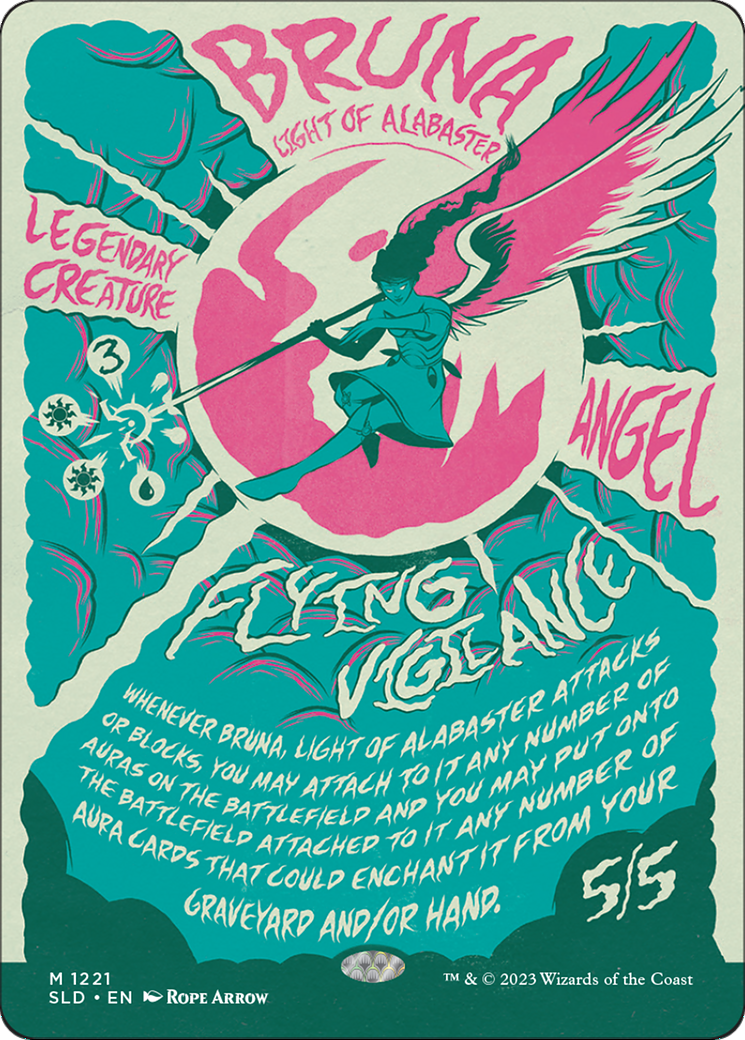 Bruna, Light of Alabaster (SLD-1221) - Secret Lair Drop (Borderless) Foil