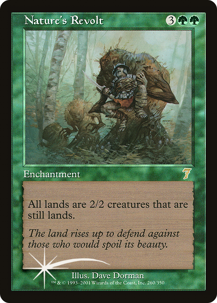 Nature's Revolt (7ED-260★) - Seventh Edition Foil
