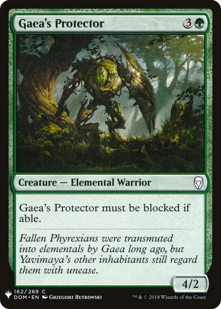Gaea's Protector (LIST-162) - The List