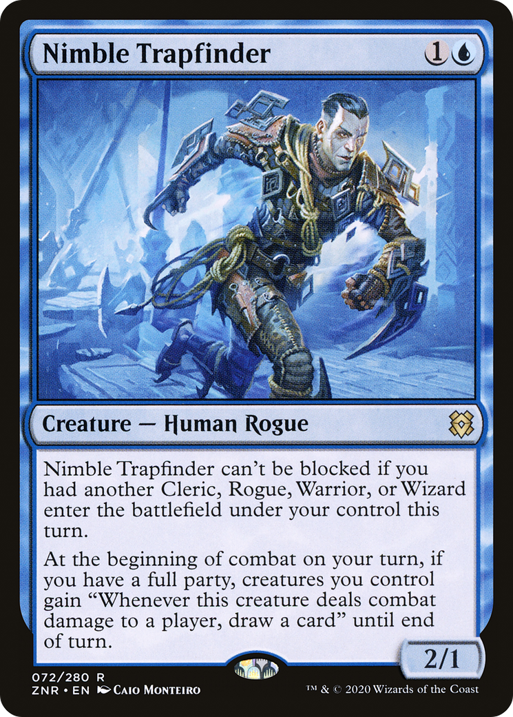 Nimble Trapfinder (ZNR-072) - Feuille montante de Zendikar