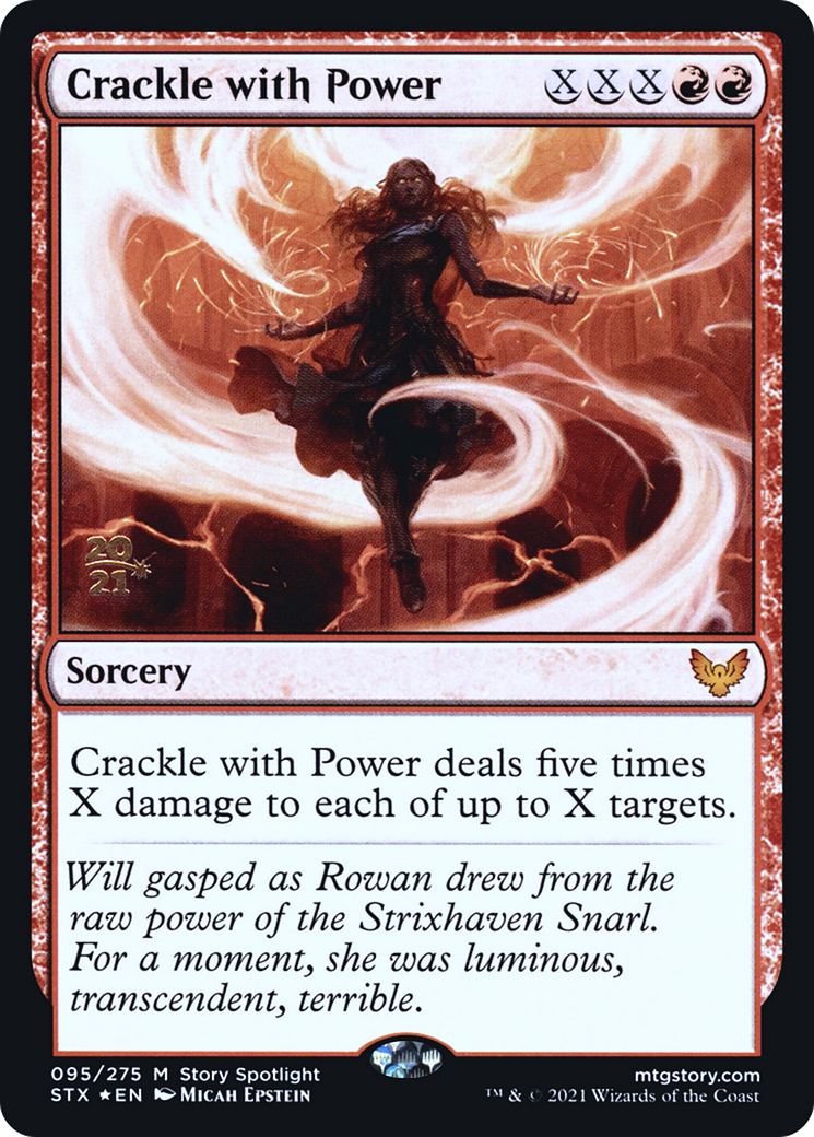 Crackle with Power (PRE-095) - Strixhaven: School of Mages Promos Foil