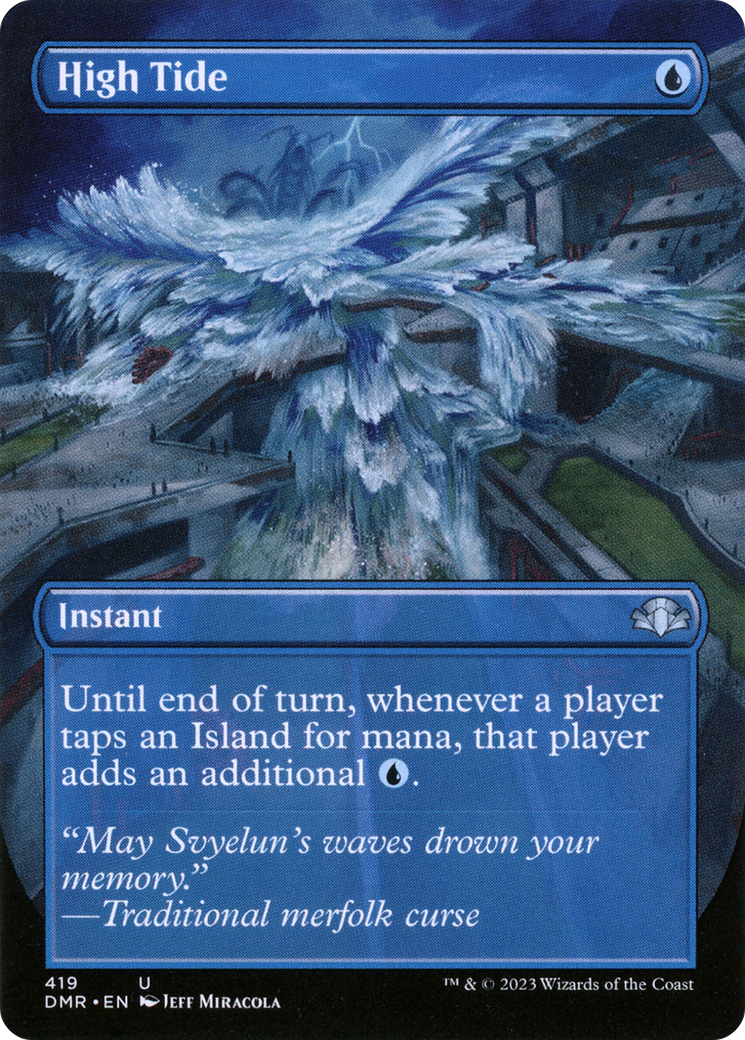 High Tide (Borderless) (DMR-419) - Dominaria Remastered (Borderless)