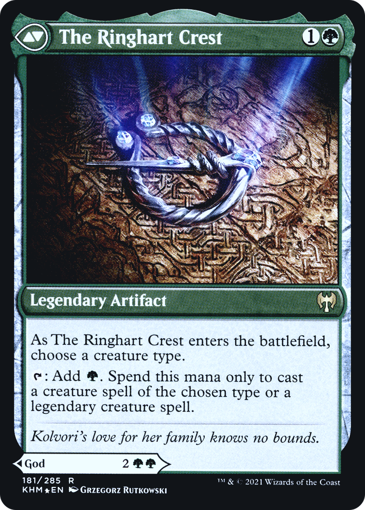 Kolvori, God of Kinship (PRE-181S) - Kaldheim Promos Foil