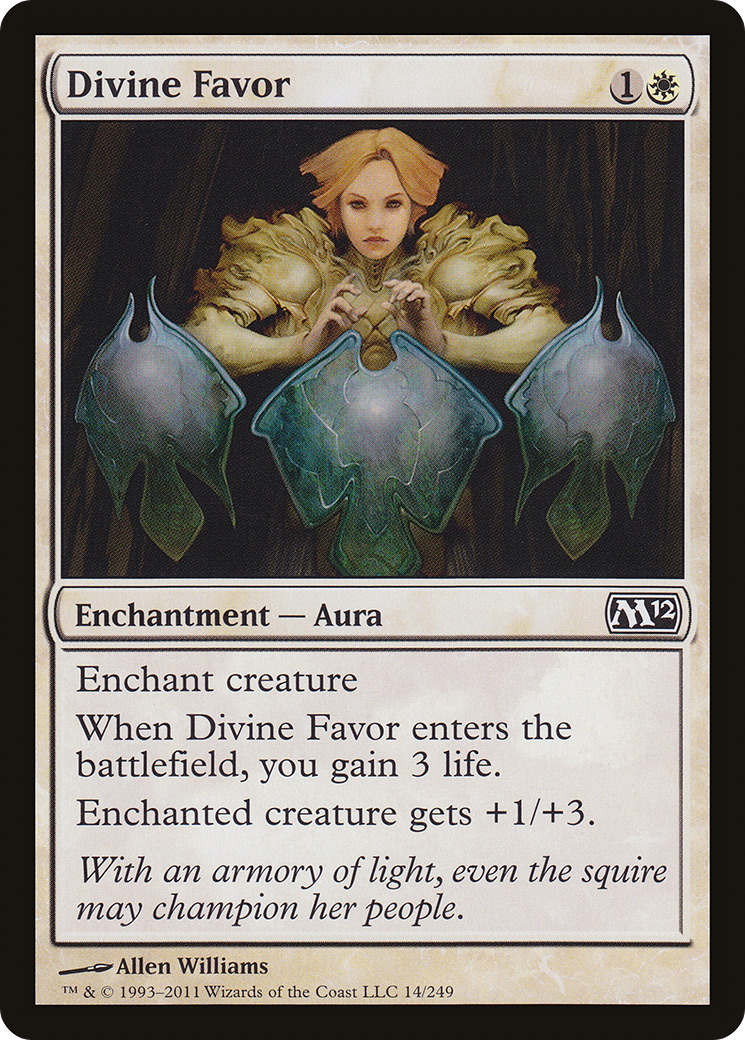 Faveur Divine (M12-014) - Magic 2012 Foil