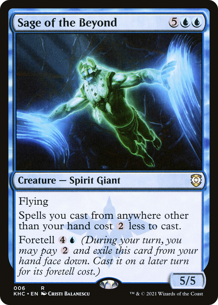 Sage de l'Au-delà (KHC-006) - Commandant de Kaldheim