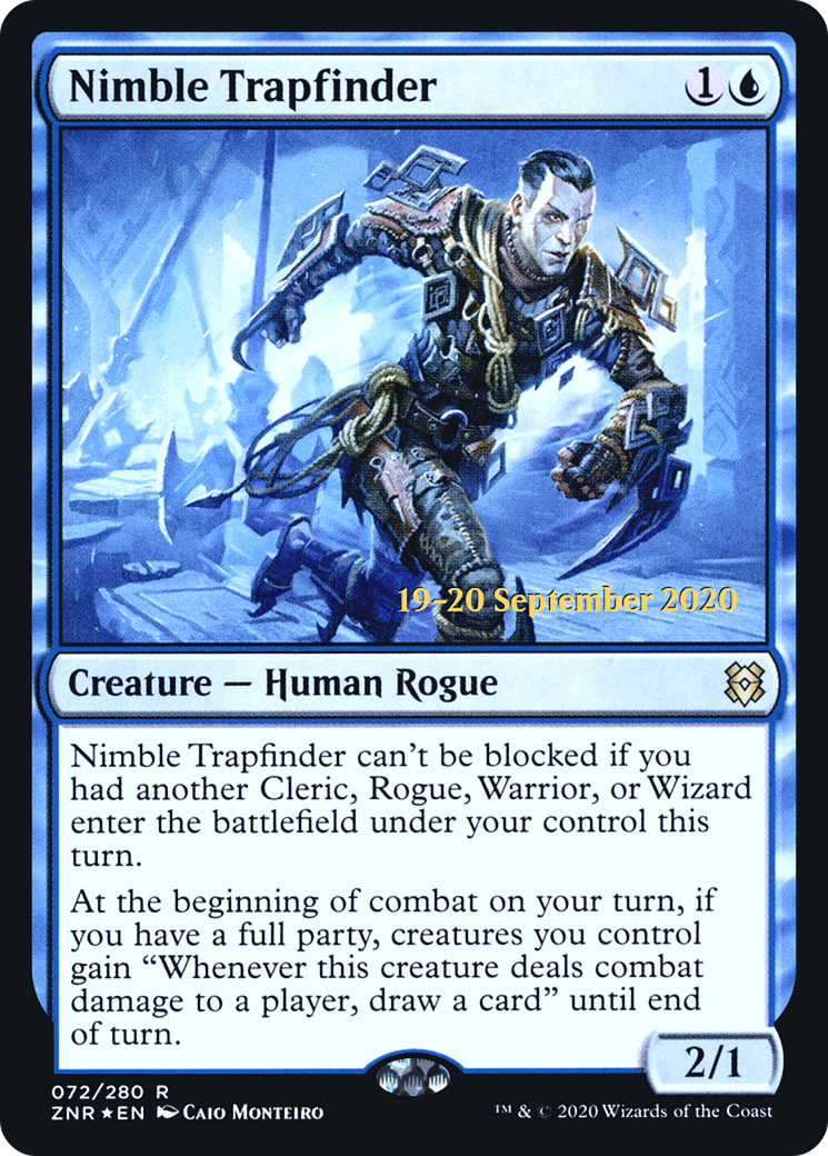 Nimble Trapfinder (PRE-72S) - Promotions Zendikar Rising
