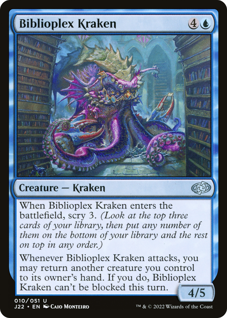 Biblioplex Kraken (J22-010) - Jumpstart 2022