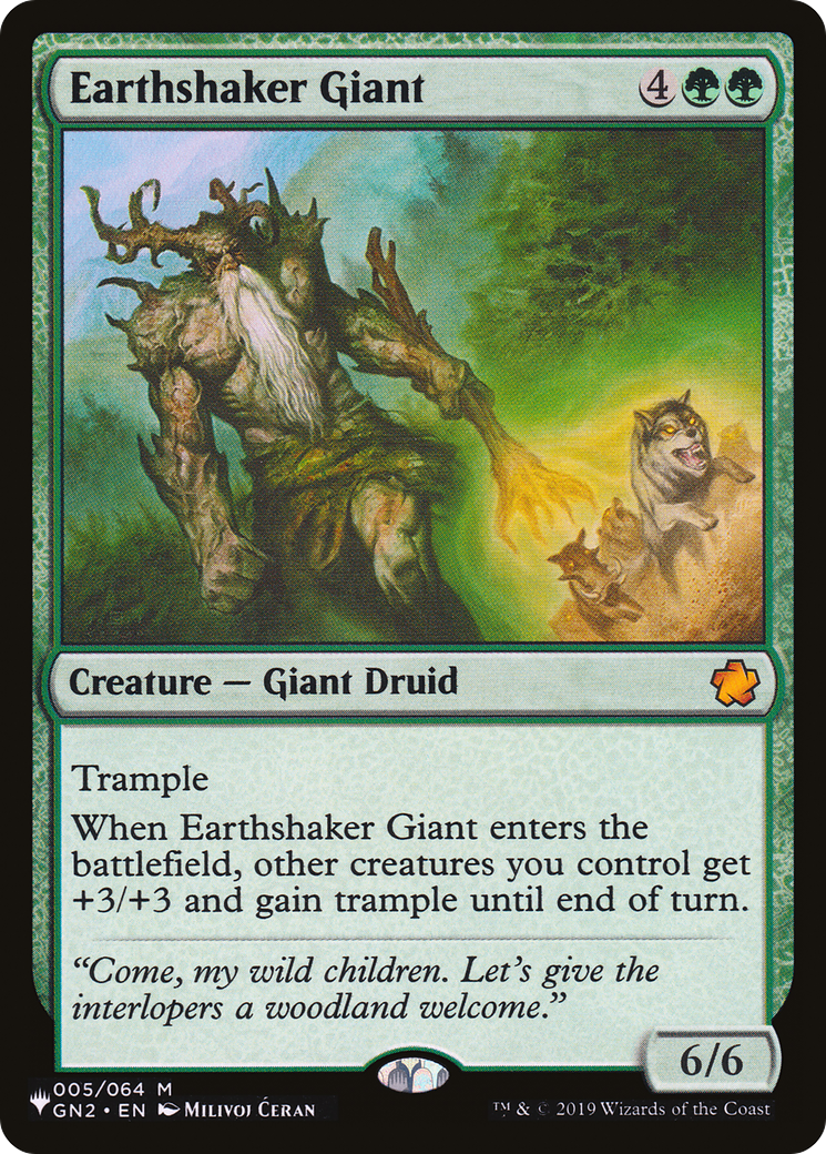 Earthshaker Giant (LIST-005/064) - The List