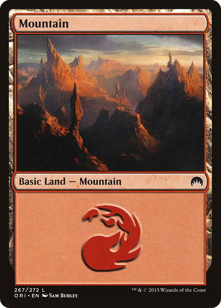 Mountain (267) (ORI-267) - Magic Origins Foil