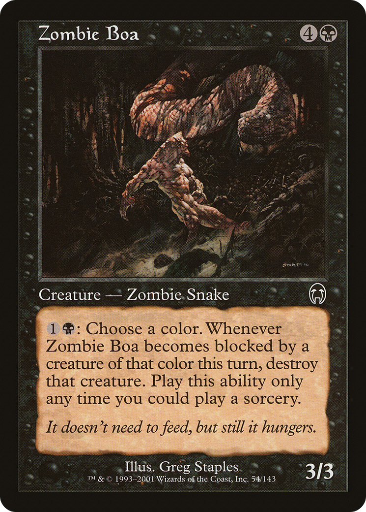 Boa zombie (APC-054) - Apocalypse