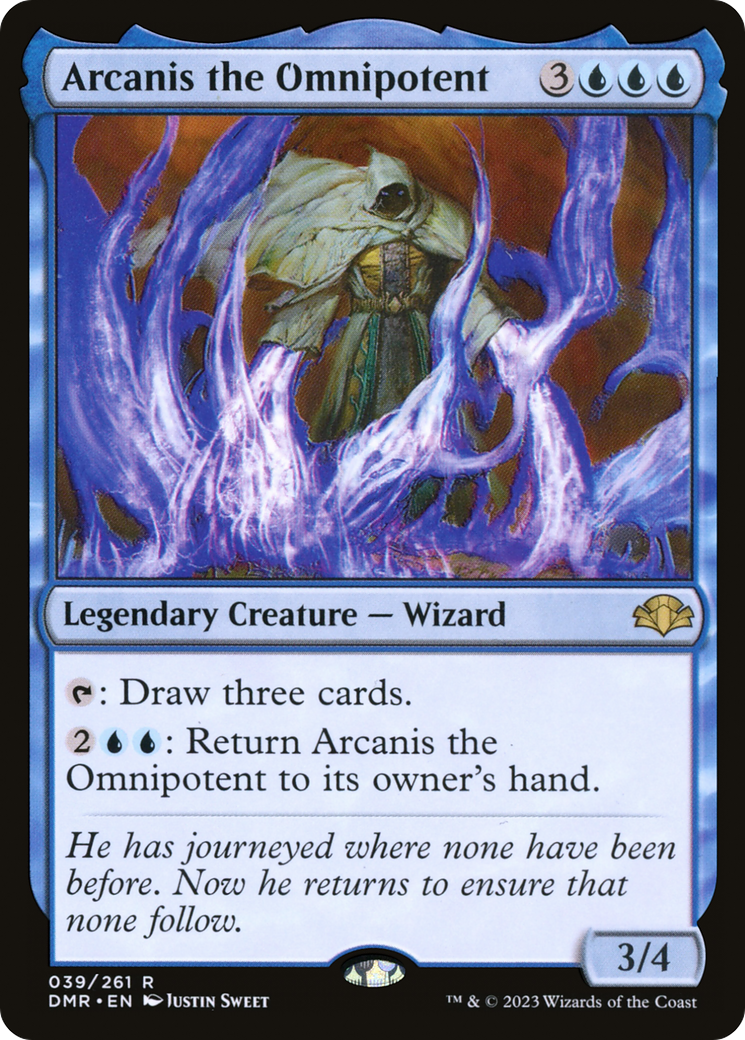 Arcanis l'Omnipotent (DMR-039) - Feuille remasterisée de Dominaria