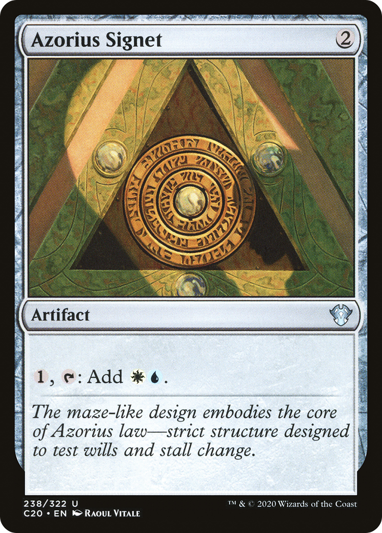 Azorius Signet (C20-238) - Commander 2020