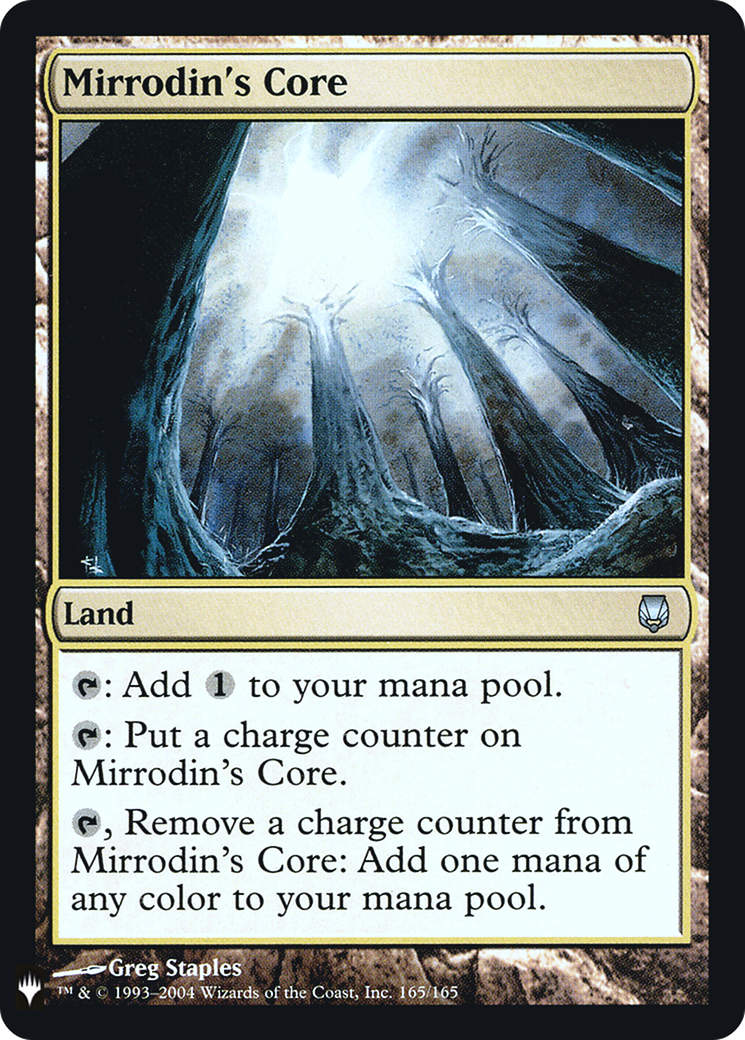 Noyau de Mirrodin (PLST-DST-165) - La liste Foil