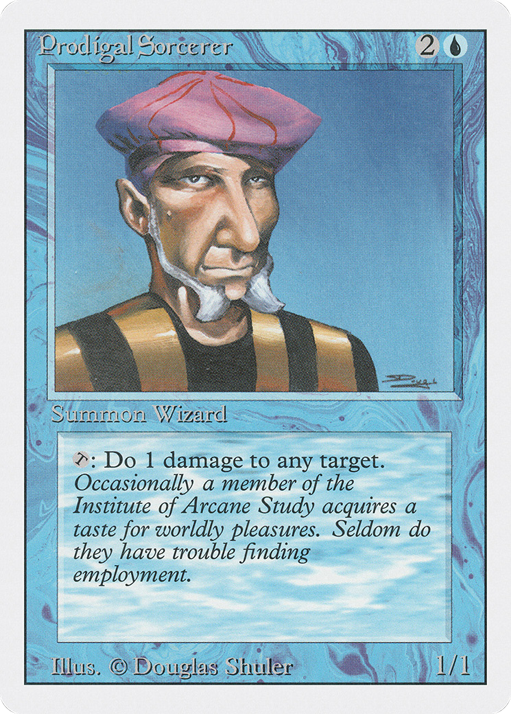 Prodigal Sorcerer (3ED-075) - Revised Edition
