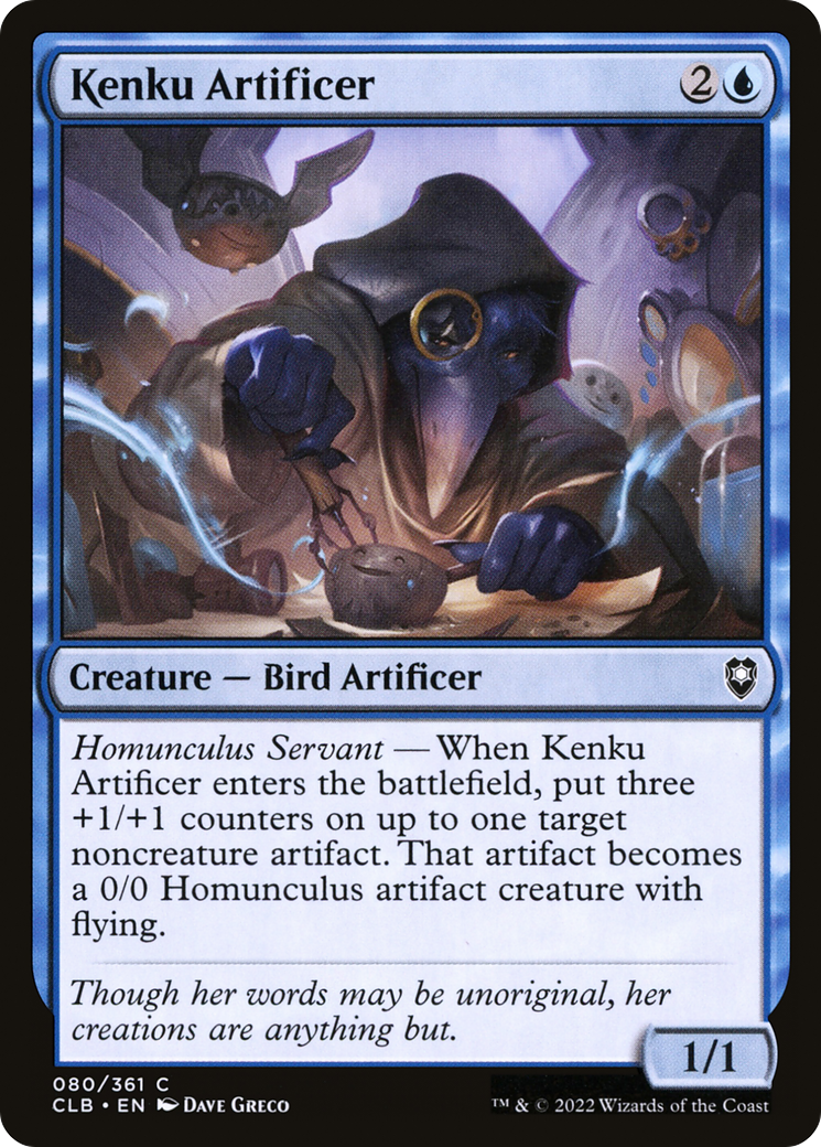 Artificier Kenku (CLB-080) - Commander Legends : La Bataille de Baldur's Gate