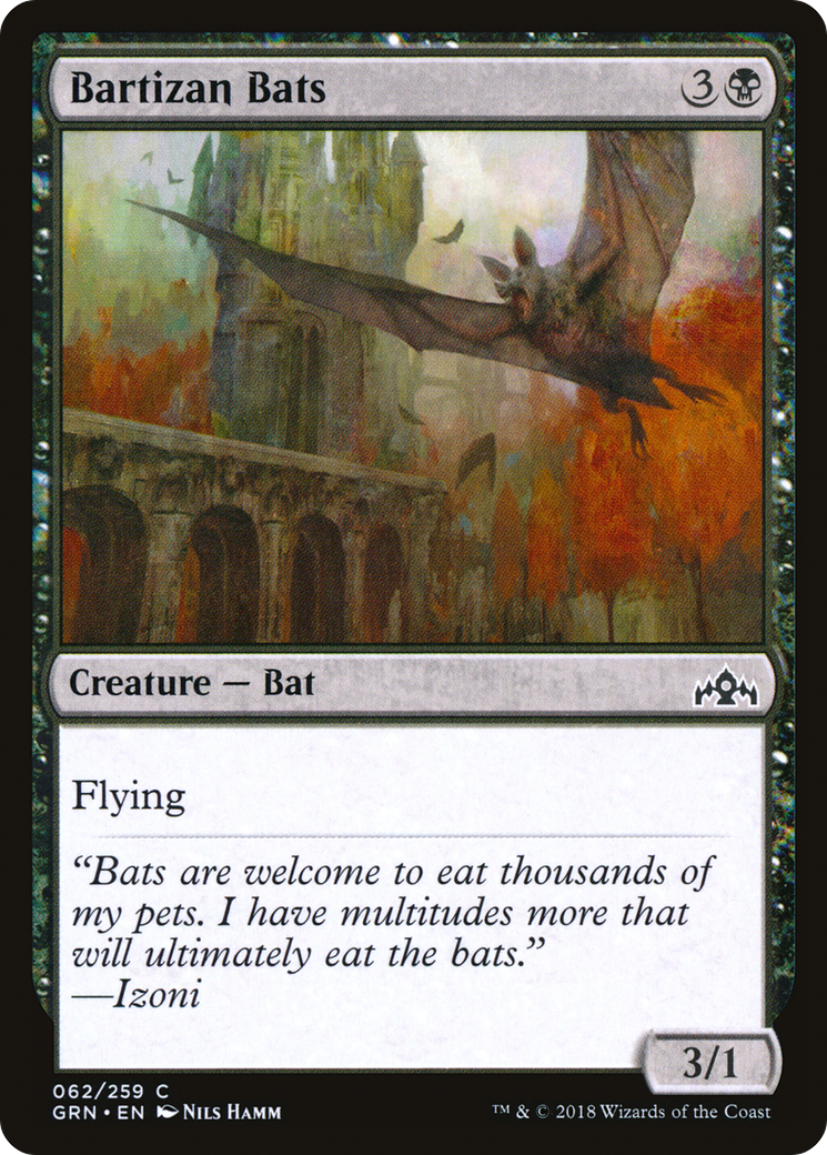 Chauves-souris Bartizan (GRN-062) - Guildes de Ravnica Foil
