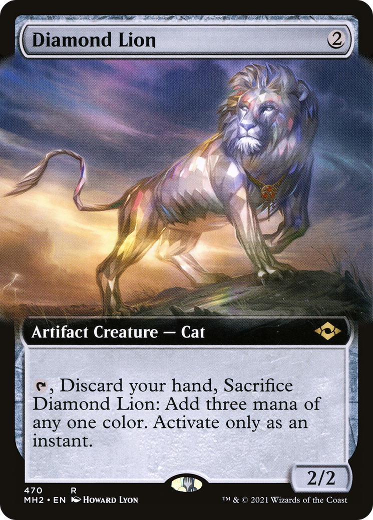 Lion de Diamant (MH2-470) - Horizons Modernes 2 : (Extended Art) Foil