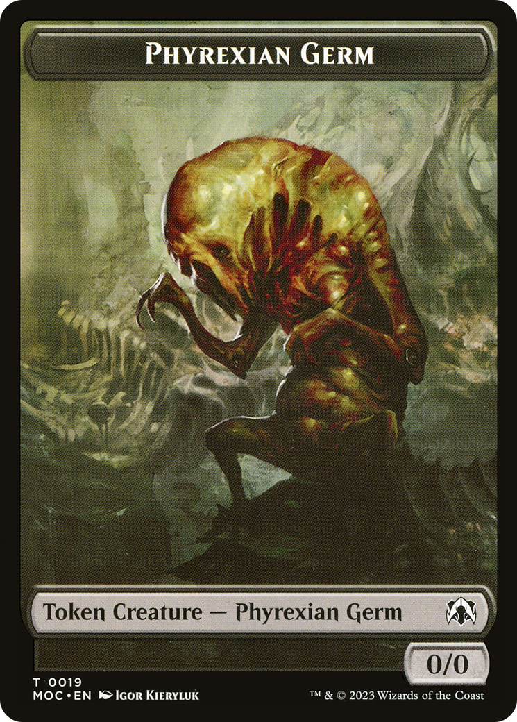 Germe Phyrexian (TMOC-019) - Jetons Commandant de la Marche des Machines