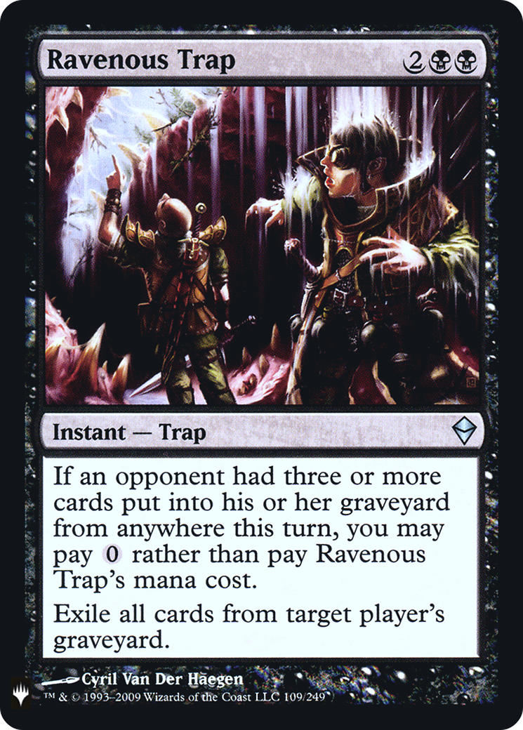 Ravenous Trap (LIST-ZEN-109) - The List Foil