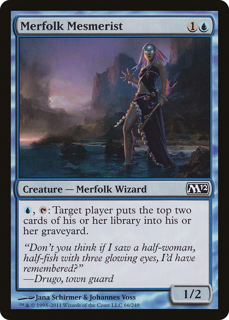 Merfolk Mesmériseur (M12-066) - Magie 2012